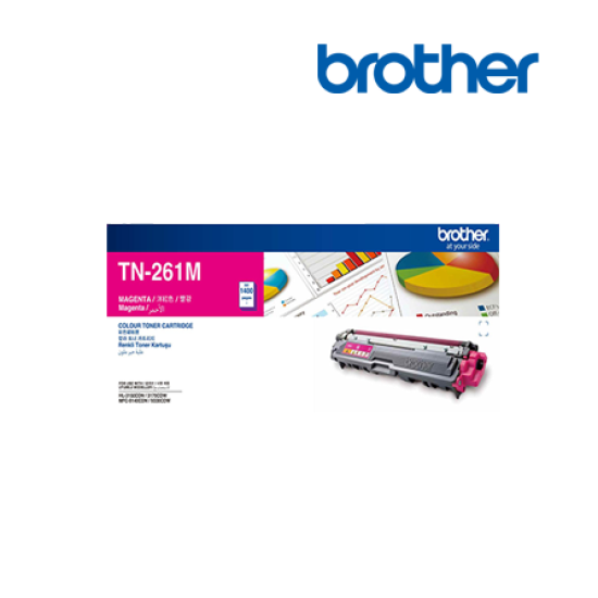 Brother TN-261C, TN-261M, TN-261Y Color Toner (For HL-3150CDN, HL-3170CDW, MFC-9140CDN)