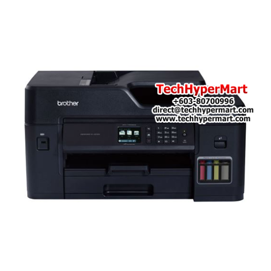 Brother Ink Tank MFC-T4500DW Printer (Print, Copy, Scan, Fax, A3 print, Auto Duplex, Wireless, Network)