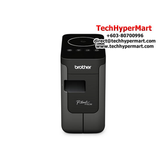 Brother PTP750W Label Printer (Print: 30mm/sec, Print Width: Up to 24mm, 180dpi)