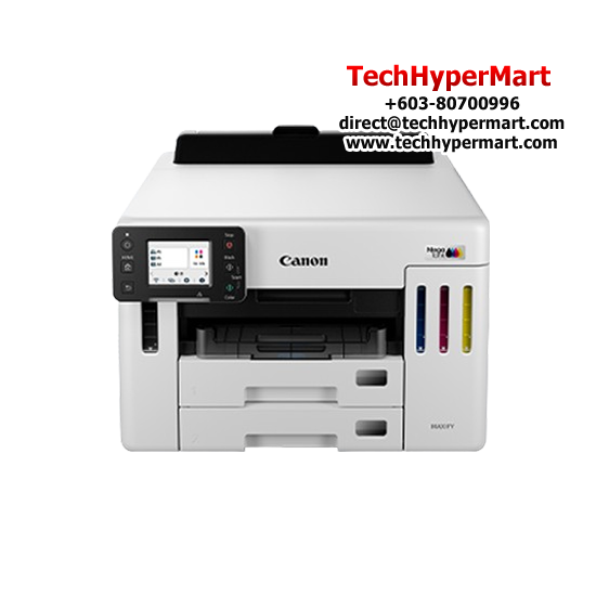 Canon Ink Tank GX5570 Printer (Printing Only, 24.0 ipm Black / 15.5 ipm Colour, Auto Duplex, Wireless, Wireless Direct, Ethernet)