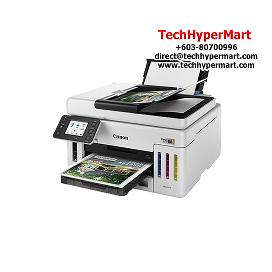 Canon Ink Tank GX6170 Printer (Print, Scan,Copy, A4 Print, 24 ipm Mono / 15.5 ipm Colour, Auto Duplex, Wireless, Wireless Direct, Ethernet, ADF)