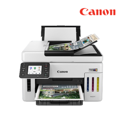 Canon Ink Tank GX6170 Printer (Print, Scan,Copy, A4 Print, 24 ipm Mono / 15.5 ipm Colour, Auto Duplex, Wireless, Wireless Direct, Ethernet, ADF)