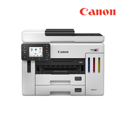 Canon Ink Tank GX7170 AIO Printer (Print, Copy, Scan, Fax, A4 Print, 24ipm Mono / 15.5 ipm Colour, Auto Duplex, Wireless, Wireless Direct, Ethernet, ADF)