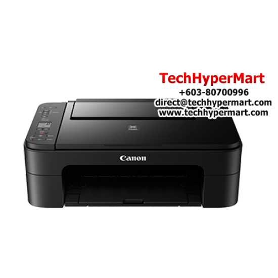 Canon E3370 Color Inkjet 3-in-1 Printer (Print, Copy, Scan, Wifi, Print: up to 7.7ipm, 4.0ipm, 4800 x 1200dpi)