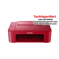 Canon E3370 Color Inkjet 3-in-1 Printer (Print, Copy, Scan, Wifi, Print: up to 7.7ipm, 4.0ipm, 4800 x 1200dpi)