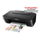 Canon PIXMA Inkjet E410 AIO Printer (Print, Scan, Copy, ISO 8 ipm(M), 4 ipm(C), Manual Duplex, Wired)