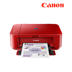 Canon RED Color Inkjet PIXMA E560 AIO Printer (Print, Scan, Copy, Wireless, Auto duplex)
