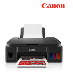 Canon Color Inkjet PIXMA G3010 AIO Refillable Ink Tank Printer (Print, Scan, Copy, Wireless)