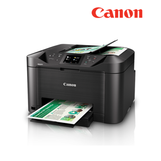 Canon Color Inkjet MAXIFY MB5470 AIO Printer (Print, Copy, Scan, Fax, Auto Duplex, ADF, Wireless) Canon Color Inkjet MAXIFY MB5470 AIO Printer (Print, Copy, Scan, Fax, Auto Duplex, ADF, Wireless)