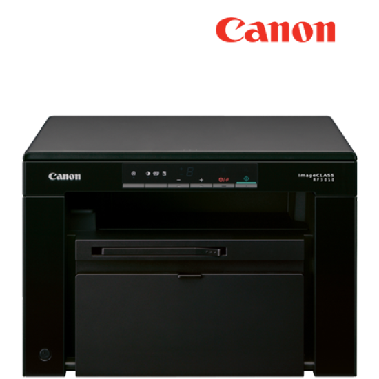 Canon Mono Laser MF3010 AIO Printer (Print, Scan, Copy, Speed 18ppm, Manual Duplex)
