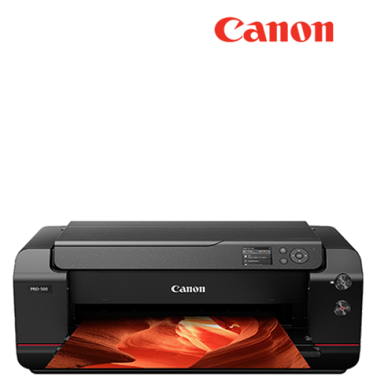 Canon Color Inkjet imagePROGRAF PRO-500 Photo Printer (Print, Network Ready, Wired, Wireless) Canon Color Inkjet imagePROGRAF PRO-500 Photo Printer (Print, Network Ready, Wired, Wireless)