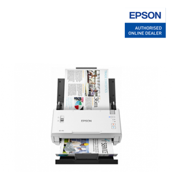 Epson DS-410 Business Scanner (A4 sheet-fed, Speed 26 pages/min, Duplex Scan, ADF, USB 2.0 Type B)