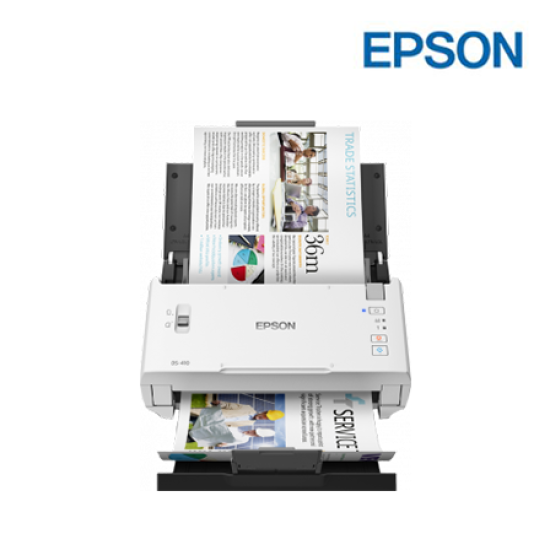 Epson DS-410 Business Scanner (A4 sheet-fed, Speed 26 pages/min, Duplex Scan, ADF, USB 2.0 Type B) Epson DS-410 Business Scanner (A4 sheet-fed, Speed 26 pages/min, Duplex Scan, ADF, USB 2.0 Type B)