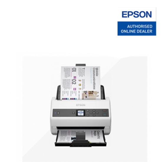 Epson WorkForce DS-970 Sheet-fed Scanner (Scan up to A3, Speed 85 ppm/ 170 ipm, 100 sheets ADF, USB 3.0)
