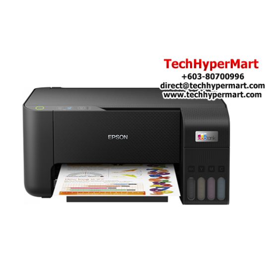Epson Color Inkjet EcoTank L3210 All-in-One Printer (Print, Scan, Copy, 600 DPI x 1,200 DPI, Manual Duplex)