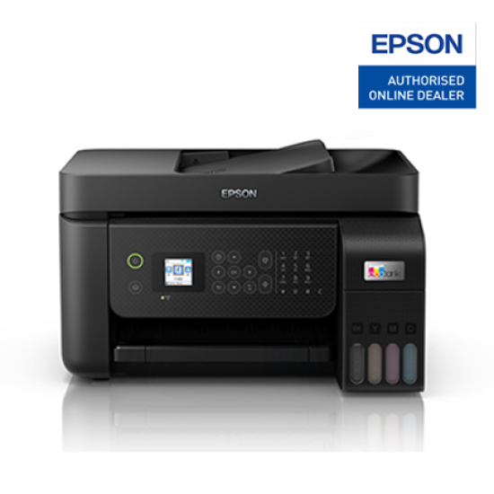 Epson L5290 Ink Tank Printer (Print, Scan, Copy, Fax, Black/Color print speed 10/5 ipm, 5760 x 1440dpi)