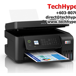 Epson L5290 Ink Tank Printer (Print, Scan, Copy, Fax, Black/Color print speed 10/5 ipm, 5760 x 1440dpi)