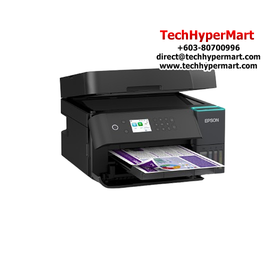 Epson L6370 Ink Tank Printer (Print, Scan, Copy, ADF, Black/Color print speed 18/9 ipm, 4800 x 1200 dpi)