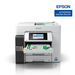 Epson L6550 MFP Ink Tank Printer (Print, Scan, Copy, Fax, Black/Color print speed 25/12 ipm, Full Pigment Ink, ADF, Duplex, WiFi, Ethernet)