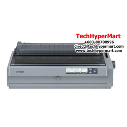  Epson LQ-2190 Dot Matrix Printer (A3, 24-pin, up to 480 cps (10cpi), 1+5 copies, 136 columns, USB, Parallel)