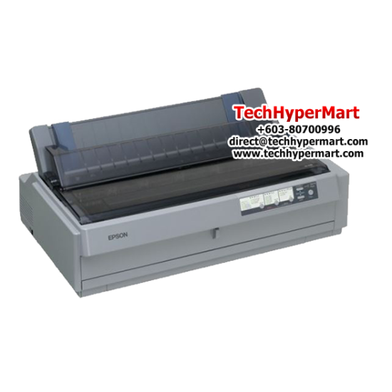  Epson LQ-2190 Dot Matrix Printer (24-pin, up to 480 cps (10cpi), 1+5 copies, 136 columns, USB, Parallel)