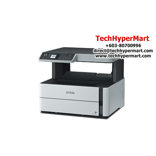 Epson Mono Inkjet EcoTank M2170 Printer (Print, Scan, Copy, 1,200 x 2,400 dpi Resolution, Speed ISO 20 ppm)