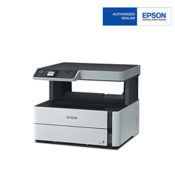 Epson Mono Inkjet EcoTank M2170 Printer (Print, Scan, Copy, 1,200 x 2,400 dpi Resolution, Speed ISO 20 ppm)