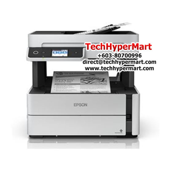 Epson Mono Inkjet EcoTank M3170 AIO Printer (Print, scan, copy, fax, ISO 17ipm, Auto duplex, ADF, Wi-Fi, Ethernet)