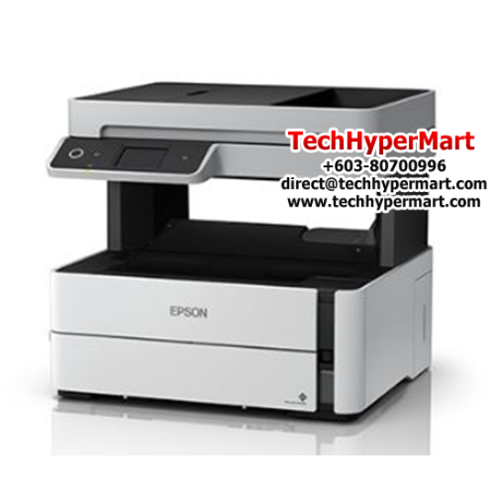 Epson Mono Inkjet EcoTank M3170 AIO Printer (Print, scan, copy, fax, ISO 17ipm, Auto duplex, ADF, Wi-Fi, Ethernet)