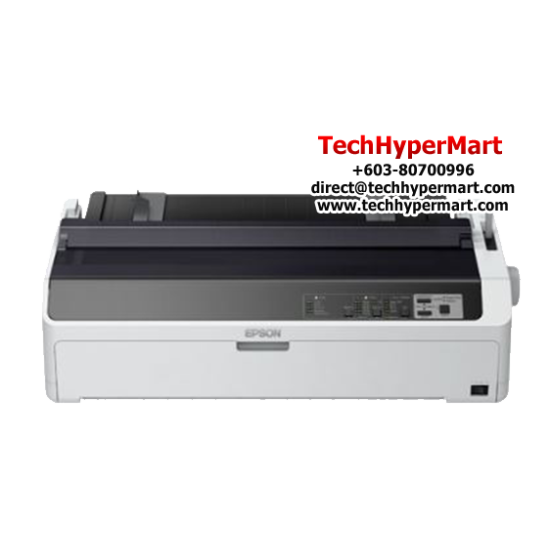 Epson FX-2190II Dot Matrix Printer (9-pin, 136 columns, Up to 612cps, 1+6 copies, USB and Parallel)