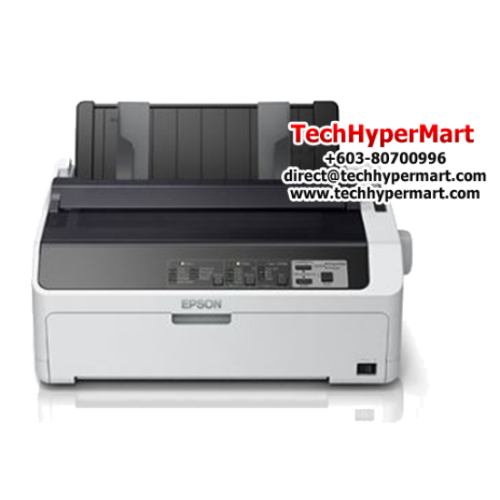 Epson LQ-590II Dot Matrix Printer (24-pin, up to 487cps, 1+6 copies, USB 2.0, USB and Parallel ports)