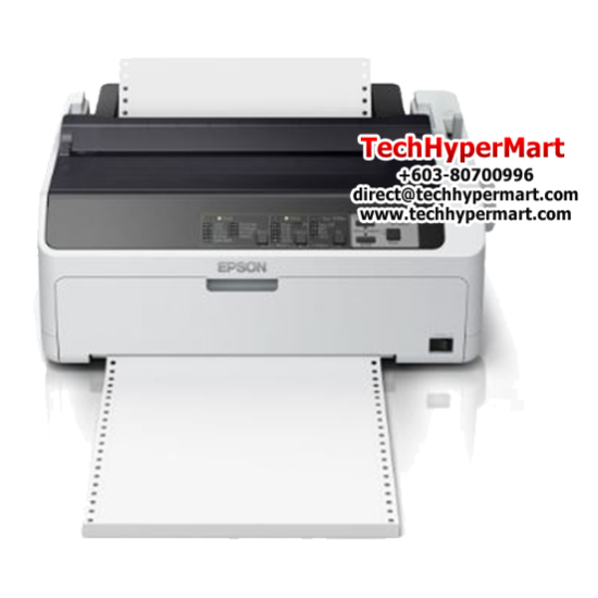 Epson LQ-590II Dot Matrix Printer (24-pin, up to 487cps, 1+6 copies, USB 2.0, USB and Parallel ports)