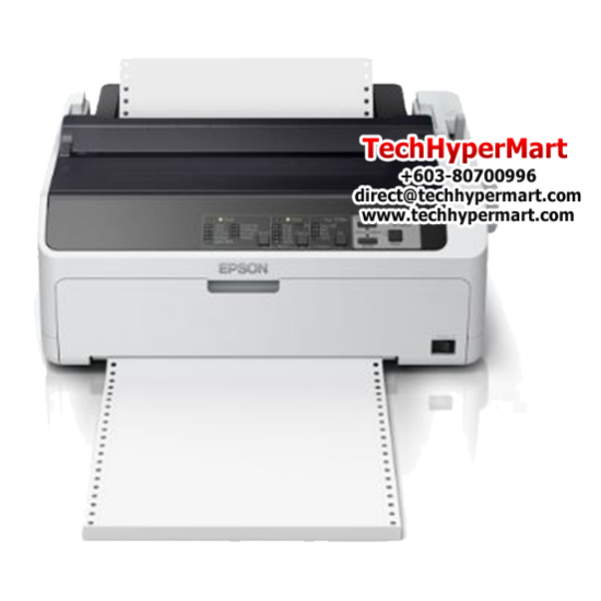 Epson LQ-590IIN Dot Matrix Printer (24-pin, up to 487cps, 1+6 copies, USB and Parallel ports,Network)