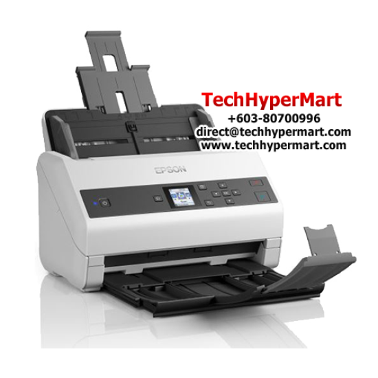 Epson WorkForce DS-870 Sheet-fed Scanner (RGB LED, CIS, 80 sheets ADF, 7K Pages Duty Cycle)