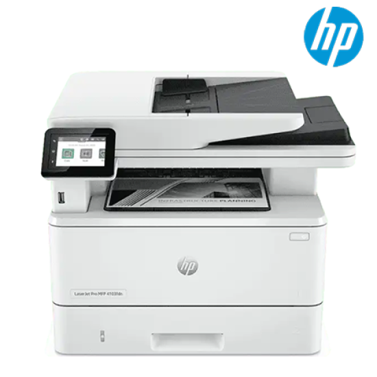 HP LaserJet Pro MFP 4103FDN Printer (2Z628A, Print, Scan, Copy, Fax, Up to 40 ppm, Auto Duplex, 1200MHz)