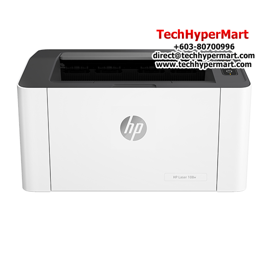 HP Laser 108w Printer (4ZB80A) (Print, 20ppm Black, Manual Duplex, Wireless, Wireless Direct) HP Laser 108w Printer (4ZB80A) (Print, 20ppm Black, Manual Duplex, Wireless, Wireless Direct)