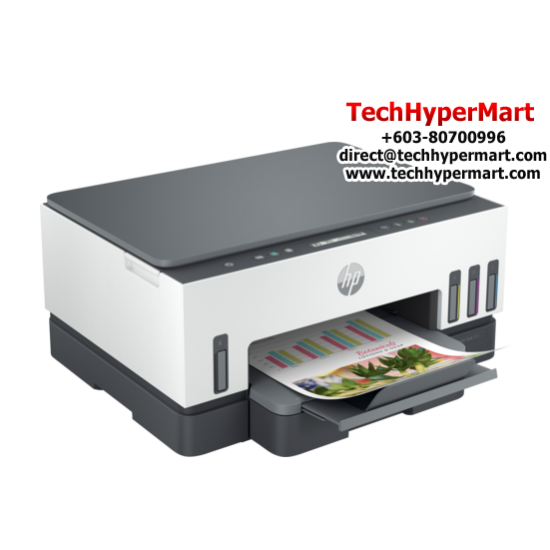 HP Smart Tank 720 Printer (6UU46A, Print, copy, scan, wireless, Auto Duplex, speed up to 15 ppm black & 9 ppm color)