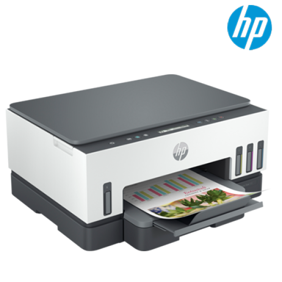 HP Smart Tank 750 Printer (6UU47A, Print, copy, scan, ADF, wireless, Auto Duplex, Ethernet, speed up to 15 ppm black & 9 ppm color)