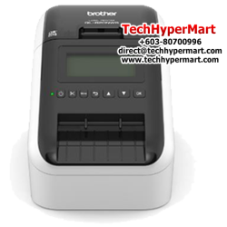 Brother QL820NWB Label Printer (PC select, Backlight Mono LCD Display, Durable Auto Cutter)