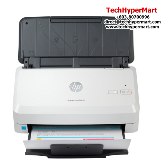 HP ScanJet Pro 2000 s2 Scanner (6FW06A, 216 x 3100 mm, Sheetfed, Network Ready)