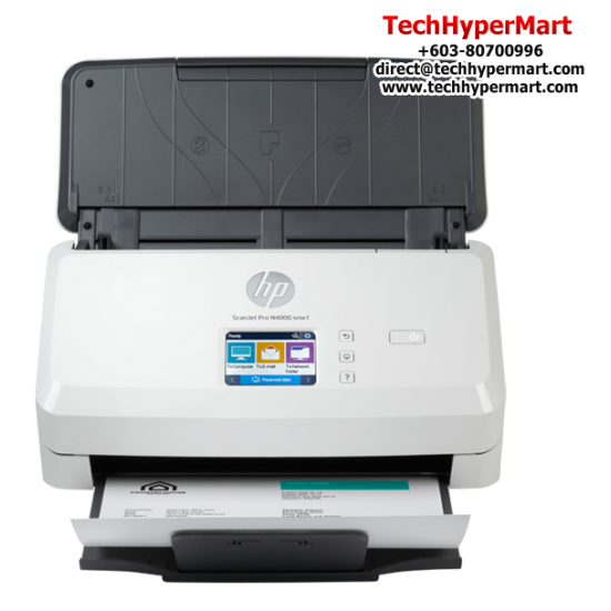 HP ScanJet Pro N4000 snw1 Scanner (6FW08A, up to 40 ppm/80 ipm, Sheetfed, Wireless, Ethernet) HP ScanJet Pro N4000 snw1 Scanner (6FW08A, up to 40 ppm/80 ipm, Sheetfed, Wireless, Ethernet)