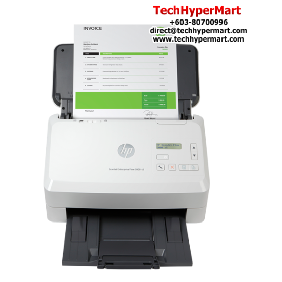 HP ScanJet Enterprise Flow 5000 s5 Scanner (6FW09A, 216 x 3100 mm, Sheetfed) HP ScanJet Enterprise Flow 5000 s5 Scanner (6FW09A, 216 x 3100 mm, Sheetfed)