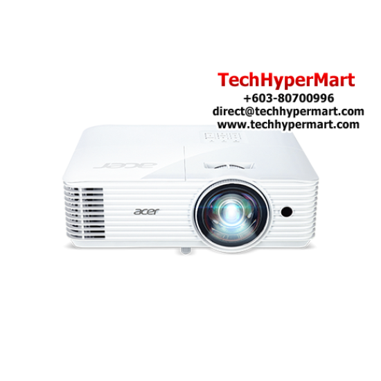 Acer S1386WH Short Throw Projector (XGA 1024 x 768, 3600 ANSI, 20000:1, VGA, RCA, HDMI)