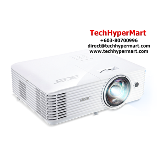 Acer S1386WH Short Throw Projector (XGA 1024 x 768, 3600 ANSI, 20000:1, VGA, RCA, HDMI)