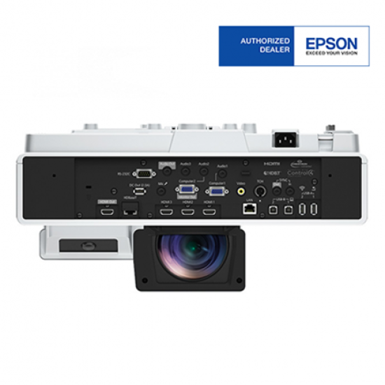 Epson EB-1485Fi Laser Projector (WUXGA, 1920 x 1200, 2,500,000:1, 5000 lumens, 20,000 Lamp Hours)