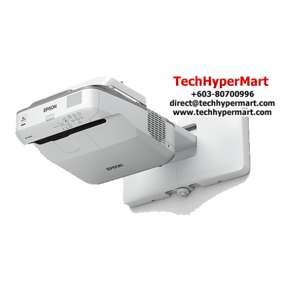 Epson EB-685W Ultra Short Throw Projector (WXGA, 1280 x 800, 14,000:1, 3500 lumens, HDMI, D-Sub, RJ45)