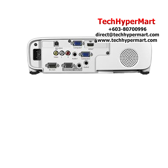 Epson EB-E24 Projector (1024 x 768, 3600 lumens, 6000 Hours, VGA x2, HDMI, USB B Port, 5W Spk)