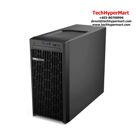 Dell PowerEdge T150 Tower Server (E-2324G, 8GB, 2TB, PERC H755 Controller Adapter)
