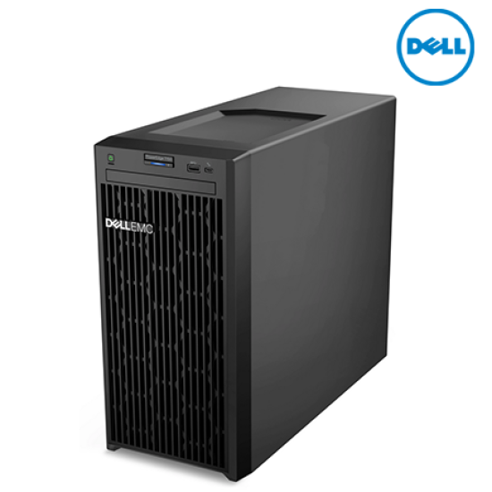 Dell PowerEdge T150 Tower Server (E-2324G, 8GB, 2TB, PERC H755 Controller Adapter)