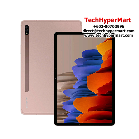 Samsung Galaxy Tab S7+ 12.4" Tablet (T970) (Octa-Core-1.8GHz, 8GB DDR3 RAM, 256GB Storage, Bluetooth v5.0, Android 10)
